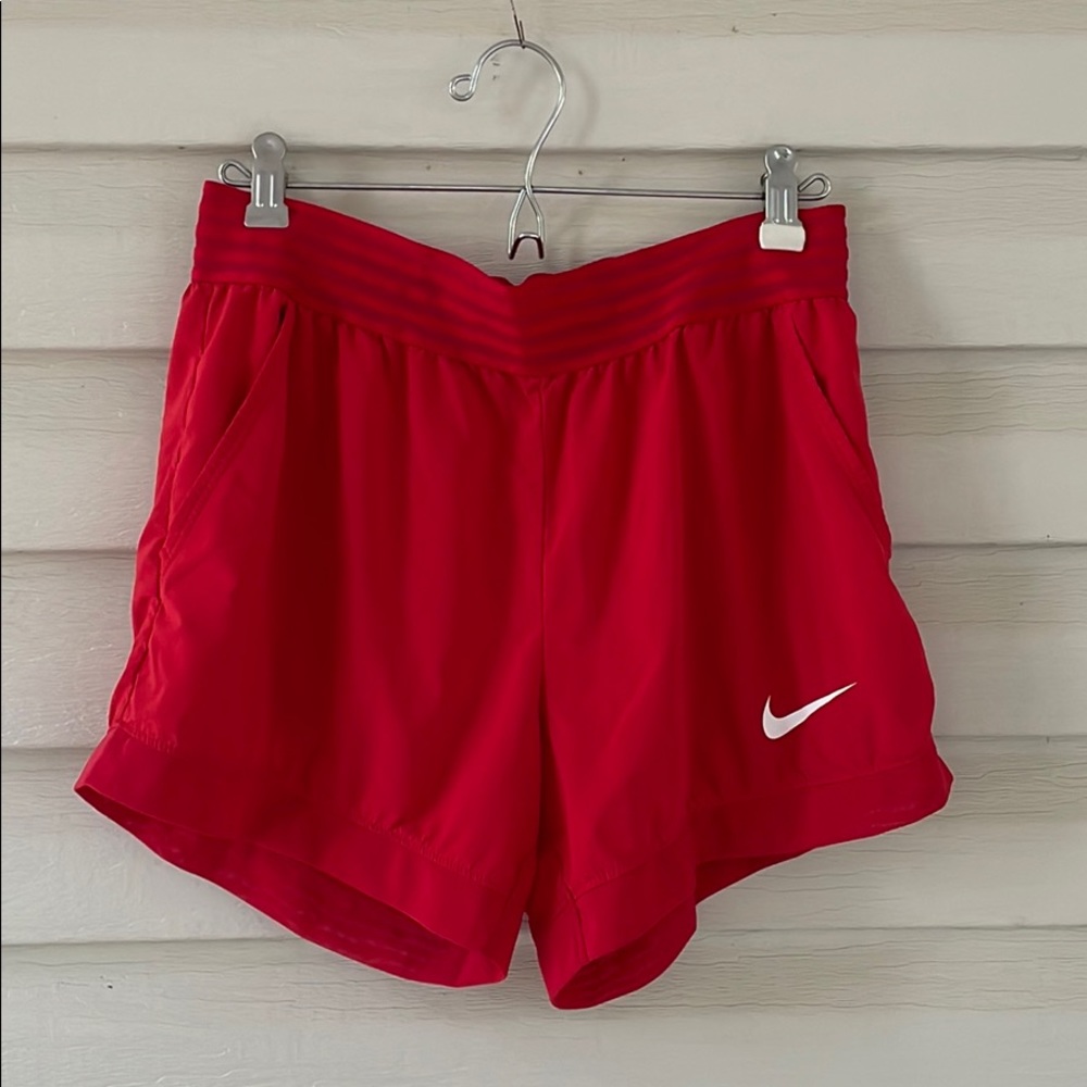 Red Nike Workout shorts/spandex